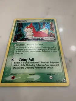 POKEMON EX LEGGENDA DI MEW WURMPLE HOLO STAMPED 70/92 NM ENG - Image 2