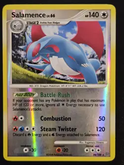 Pokemon Salamence 24/100 Reverse Holo Rare Stormfront 2008 Pokemon Card - Image 1