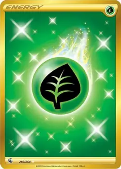 Lightly Played Grass Energy - 283/264 - Secret Rare Pokemon Fusion Strike - Image 1