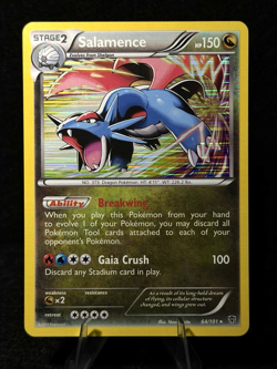 Pokemon TCG Salamence 64/101 Plasma Blast Holo NM - Image 1
