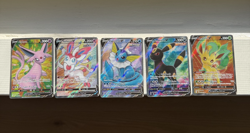 Evolving Skies Pokemon Set of x5: Espeon, Sylveon, Vaporeon, Umbreon, Leafeon NM - Image 2