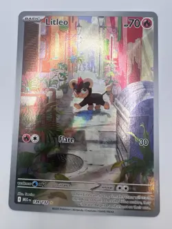 Pokemon TCG Litleo Mega Evolution 139/132 Illustration Rare, Near Mint - Image 1