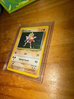 Pokemon TCG Hitmonchan Base Set 7/102 Holo 1999-2000 Wizards Base Set Copyright - Image 2