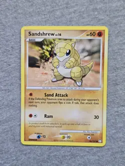 Sandshrew 96/123 Mysterious Treasures Regular Pokemon - Image 1