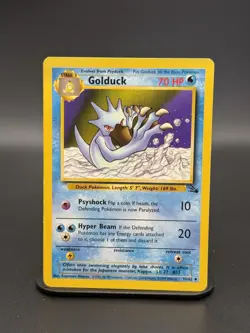 Golduck 35/62 Fossil Regular (MP) VINTAGE POKEMON CARDS - Image 1