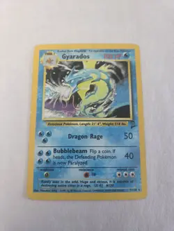 Pokemon TCG Gyarados Holo Rare Card 7/130 Base Set 2 - Image 1