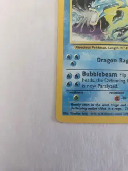 Pokemon TCG Gyarados Holo Rare Card 7/130 Base Set 2 - Image 5