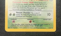 1999 Pokemon Jungle Venomoth 13/64 Holo Unlimited Holographic - Image 3