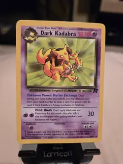 Pokemon Dark Kadabra TCG Uncommon Card 39/82 Classic Trading Cards Game! - Image 1