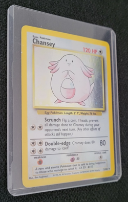 Pokemon TCG- Chansey - 003/102 Base Set Holo- Excellent Condition - Image 3