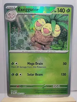 Pokemon TCG Exeggutor 002/131 Prismatic Evolutions Master Ball Holo NM - Image 1