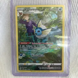 Pokemon Vaporeon TCG TG02/TG30 Swsh09 Trainer Gallery Brilliant Stars Holo - Image 1
