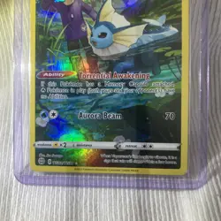 Pokemon Vaporeon TCG TG02/TG30 Swsh09 Trainer Gallery Brilliant Stars Holo - Image 4