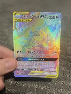 Tag Team Gx Pokemon Card Lot Ultra Rare Full Art Charizard, Snorlax, Greninja - Image 2