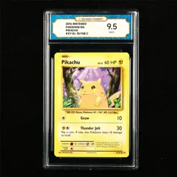TQG 9.5 MINT+ 2016 Pokemon ENG Pikachu 35/108 C - Image 1