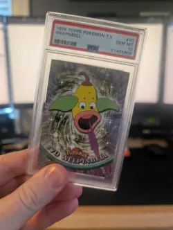 1999 Topps Pokemon TV Animation Weepinbell #70 PSA 10 - Image 1