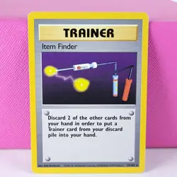 Item Finder 74/102 Base Set Pokemon MP - Image 1