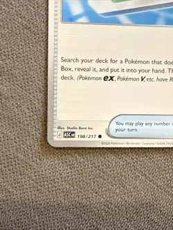 Pokemon TCG Poke Pad Trainer-Item Card 198/217 English Regular 2023 - Image 5