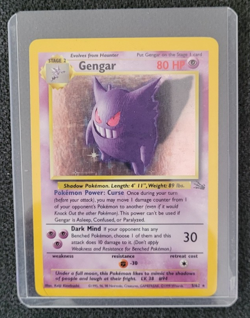 Pokemon TCG- Gengar - 5/62 Fossil Set- Holo - Image 1