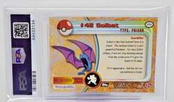 1999 Topps Pokemon TV Animation Golbat #42 PSA 10 - Image 2
