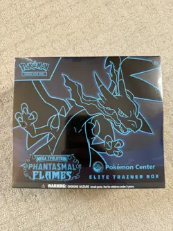 Pokemon Center Elite Trainer Box Mega Evolution Phantasmal Flames Pokemon TCG - Image 1