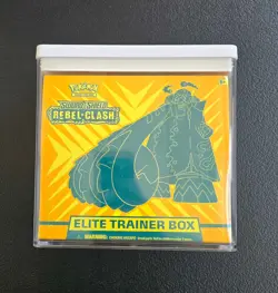 Pokemon Sword & Shield: Rebel Clash Elite Trainer Box – Sealed (w/ Hard Case) - Image 1