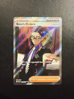 Boss’s Orders 256/217 Ultra Rare Full Art Pokemon TCG Ascended Heroes NM - Image 1