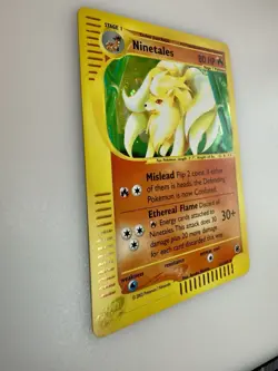 Pokemon TCG Ninetales Holo Rare 21/165 Expedition 2002 Vintage - Image 3
