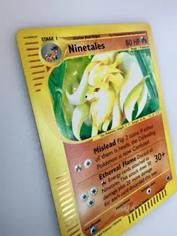 Pokemon TCG Ninetales Holo Rare 21/165 Expedition 2002 Vintage - Image 4
