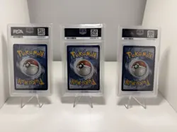 Pokemon TCG 25th Anniversary Celebrations Charizard Trio PSA 10 - Image 4