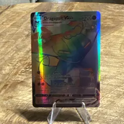 Pokemon TCG Dragapult VMAX Rebel Clash Holo Card 197/192 Secret Rare - Image 1