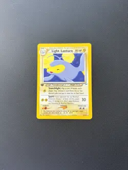 Pokemon Card Neo Destiny 1st Edition Light Lanturn 23/105 WOTC Rare - Image 2