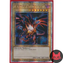 Yugioh Red-Eyes Black Dragon LC01-EN006 QC Secret Rare NM - Image 1