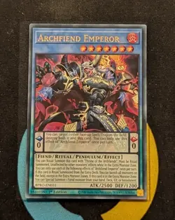BPRO-EN031 Archfiend Emperor Ultra Rare 1st Edition YuGiOh - Image 1