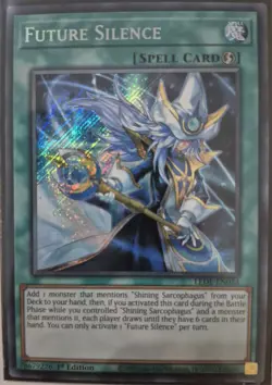 YuGiOh Future Silence Secret Rare 1st Edition LEDE-EN054 - Image 1