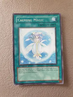 YUGIOH CALMING MAGIC RARE RGBT-EN062 1ST ED NM - Image 1
