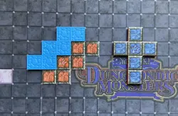 Yugioh! Dungeon Dice Monsters Tiles (2 Sets Of 11) Double Sided W/ Star - Image 4