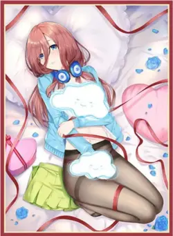 (50) YuGiOh Small Size Nakano Miku Card Sleeves 62x89 mm 100 Pieces - Image 1
