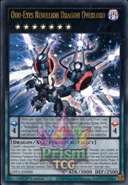 1st ed Odd-Eyes Rebellion Dragon Overlord ultra rare GFP2-EN004 Yugioh - Image 1