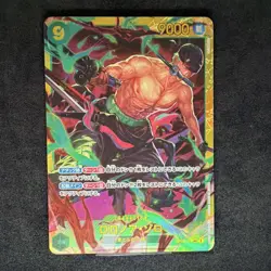 Roronoa Zoro OP06-118 SEC Full Art Holo Character Card One Piece CCG Japanese - Image 1