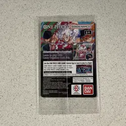 Bandai One Piece CCG Monkey.D.Luffy US Voyage Promo Holo Character Card - Image 2