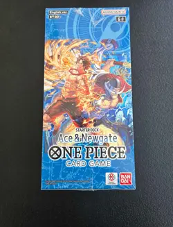 One Piece Card Game ST-22 Ace & Newgate Starter Deck – Set of 6 (English) Sealed - Image 1