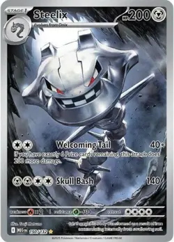 NM-Mint Steelix - 150/132 - Illustration Rare Pokemon Mega Evolution - Base Set - Image 1