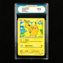 TQG 9.5 MINT+ 2014 Pokemon ENG Pikachu 42/146 C - Image 1