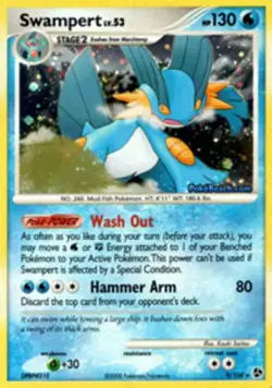 Swampert - 9/106 - Holo Rare DMG, English Pokemon Great Encounters - Image 1