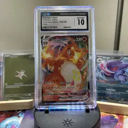 Pokemon TCG Charizard VMAX Darkness Ablaze Ultra Rare CGC Gem Mint 10 - Image 1
