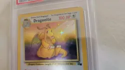 Dragonite PSA 7 Pokemon TCG Fossil 4/62 HOLO Unlimited HOLO RARE GRADED - Image 4