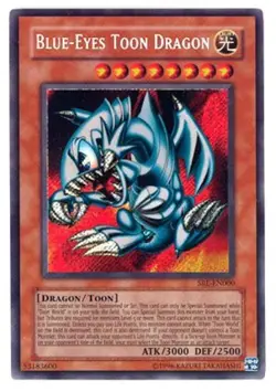 Yugioh! HP Blue-Eyes Toon Dragon - SRL-000 - Secret Rare - Unlimited Edition Hea - Image 1