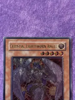 1x YuGiOh Celestia Lightsworn Angel Ultimate 1st LODT Euro Print MP - Image 2