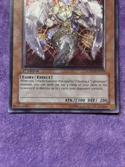 1x YuGiOh Celestia Lightsworn Angel Ultimate 1st LODT Euro Print MP - Image 3